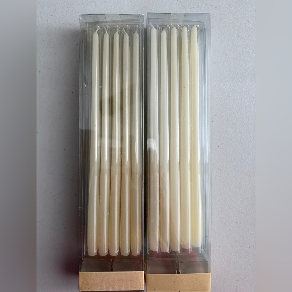 🤍💛🕯️ILLUMINATIONS (2) Taper Candle Sets NWT